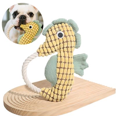 FurryFusion - Jouet en peluche sonore en forme d'ananas pour chien