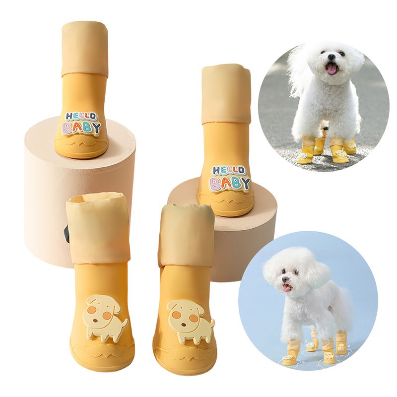 FurryFusion – Silikon-Regenstiefel für Hunde