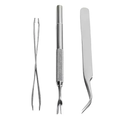 FurryFusion Ensemble de 3 pinces à tiques