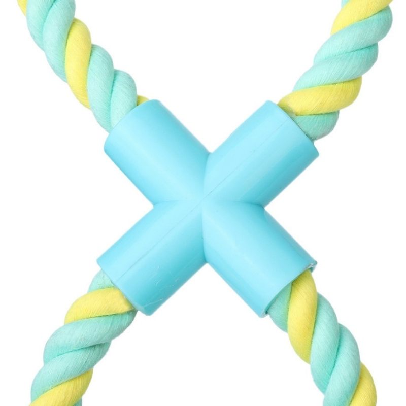 FurryFusion Jouet pour chien en corde de coton et caoutchouc