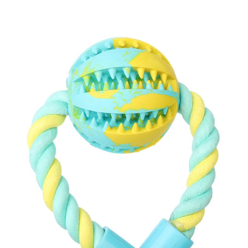 FurryFusion Jouet pour chien en corde de coton et caoutchouc