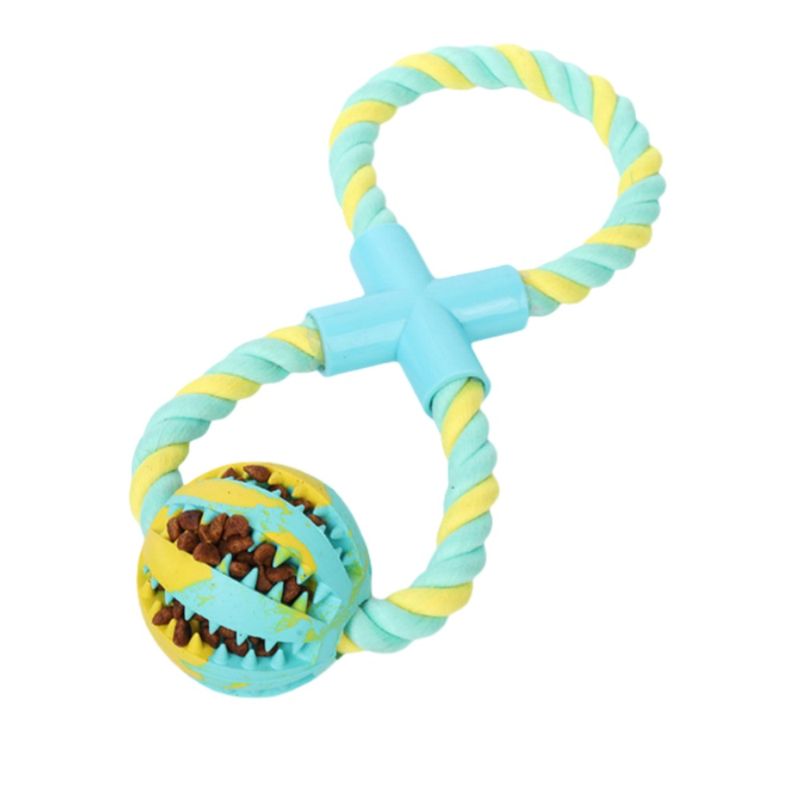 FurryFusion Jouet pour chien en corde de coton et caoutchouc