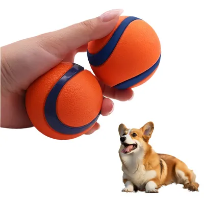 FurryFusion Pelota elástica luminosa para perros