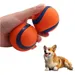 FurryFusion Leuchtender Gummiball für Hunde