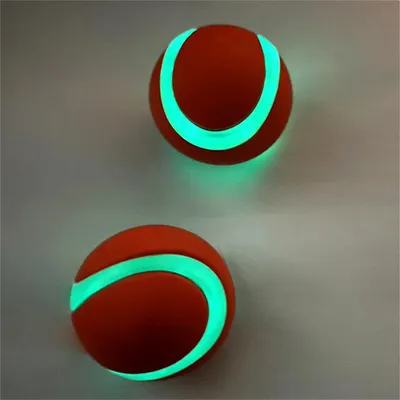 FurryFusion Boule élastique lumineuse pour chien