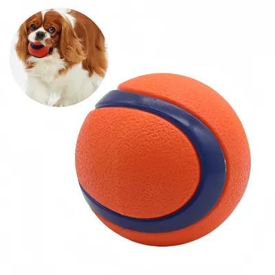 FurryFusion Pelota elástica luminosa para perros