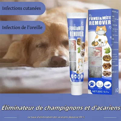 FurryFusion Lot de 2 crèmes anti - acariens pour chien