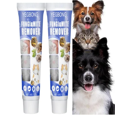 FurryFusion Lot de 2 crèmes anti - acariens pour chien FurryFusion Lot de 2 crèmes anti - acariens pour chien