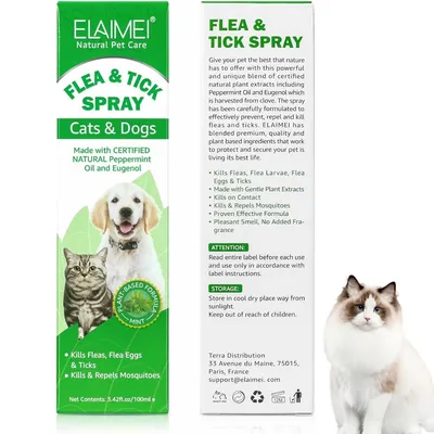 FurryFusion Spray insectifuge pour chats et chiens 100 ml