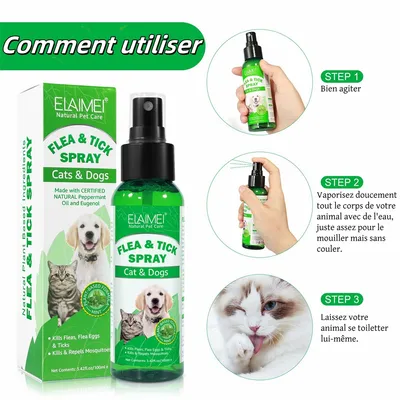 FurryFusion Insektenschutzspray für Katzen und Hunde, 100 ml