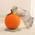FurryFusion Balle à gratter orange pour chat