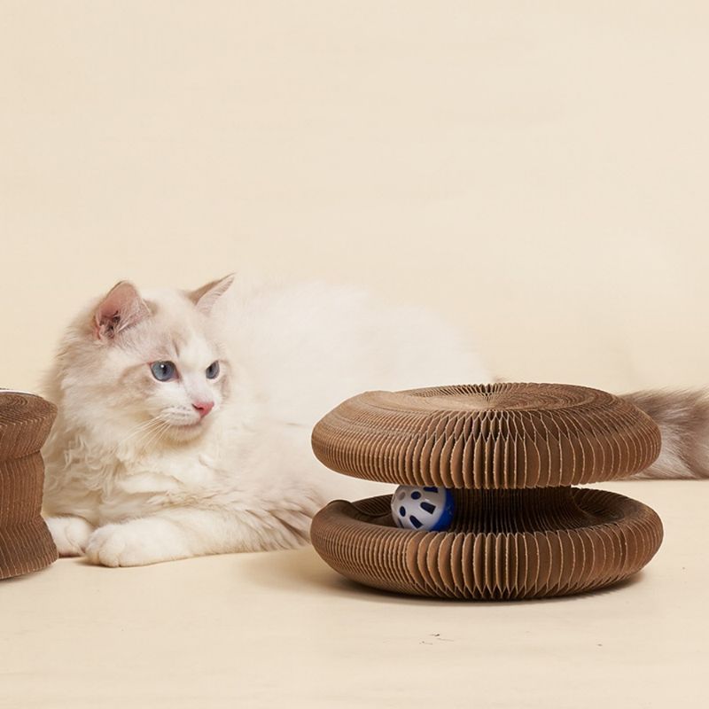 FurryFusion Panneau griffure pour chat, en carton ondulé