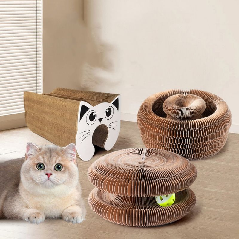 FurryFusion Panneau griffure pour chat, en carton ondulé
