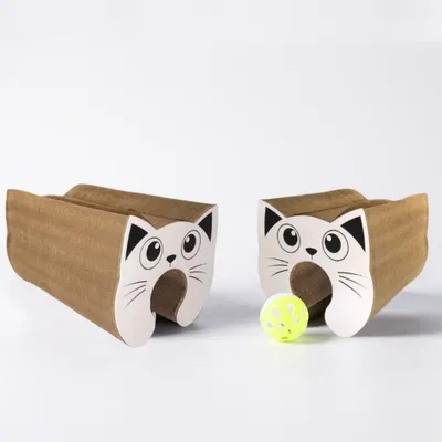 FurryFusion Panneau griffure pour chat, en carton ondulé