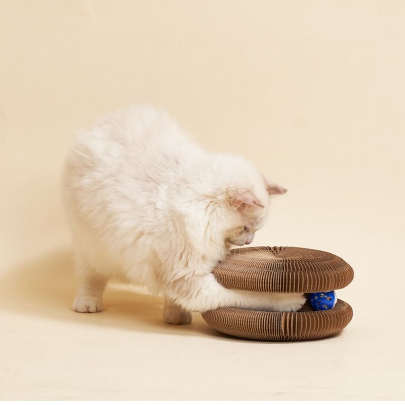 FurryFusion Griffoir magique pour chat avec clochette