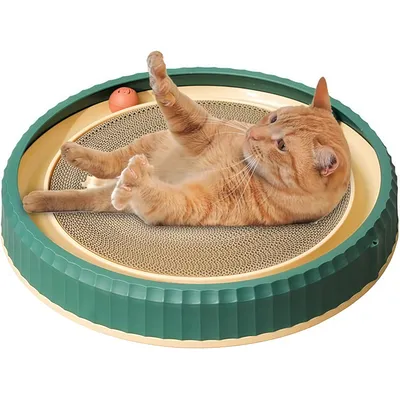 Grattoir rond en carton pour chat