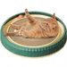 Runder Kratzbaum aus Pappe für Katzen