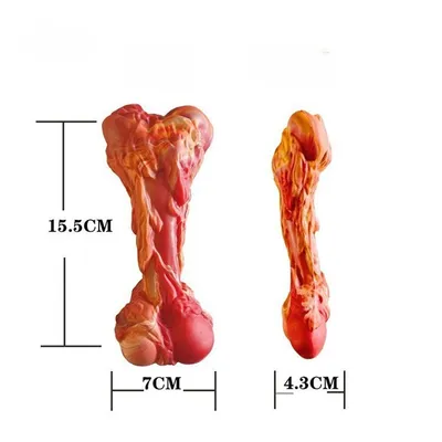 FurryFusion - Os en caoutchouc parfumé aux viandes