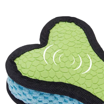 FurryFusion - Ballon oval de latex et velours pour chien