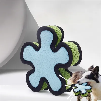 FurryFusion - Ballon oval de latex et velours pour chien