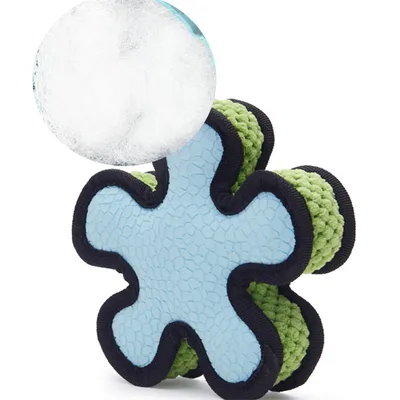 FurryFusion - Ballon oval de latex et velours pour chien