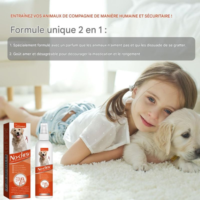 FurryFusion Spray anti-griffures pour chien