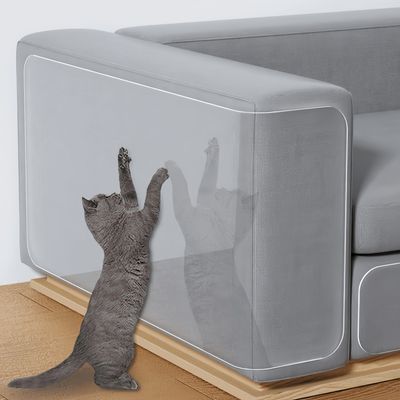 FurryFusion Pellicule anti-griffes pour meubles, transparente en PVC