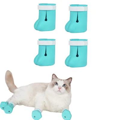 FurryFusion Chaussures anti - griffure pour chat