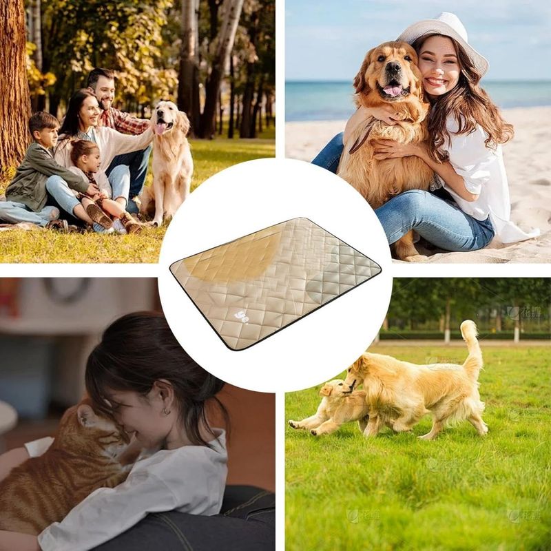 FurryFusion Tapis de couchage lavable pour chien