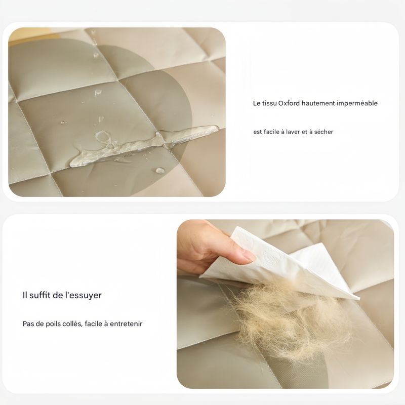 FurryFusion Tapis de couchage lavable pour chien
