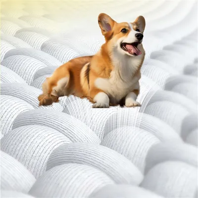 FurryFusion - Nid pour Chiens Résistant à l'Eau et aux Griffes