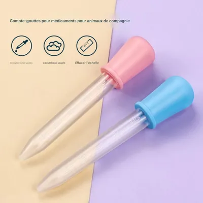 FurryFusion Médicament liquide - compte-gouttes Pack de 3