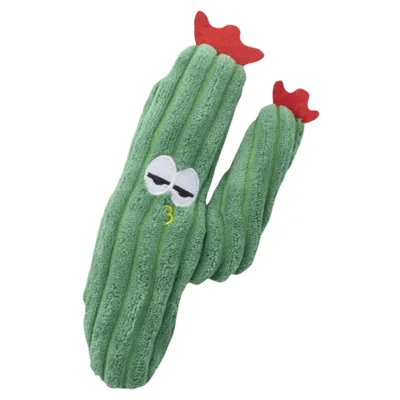 FurryFusion Jouet de peluche cactus pour chat
