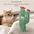 FurryFusion Jouet de peluche cactus pour chat