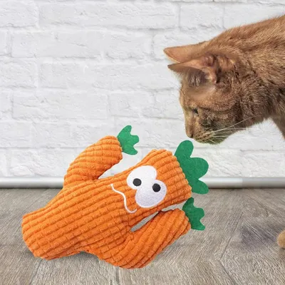FurryFusion Jouet de peluche cactus pour chat