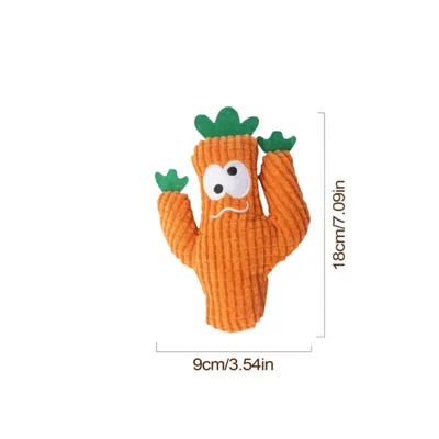 FurryFusion Jouet de peluche cactus pour chat