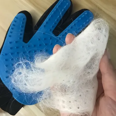 FurryFusion Gants de toilette pour chien et chat