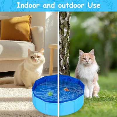 UAMLY Jouet de piscine pliable pour chat UAMLY Jouet de piscine pliable pour chat