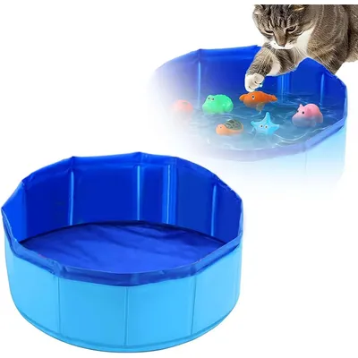 UAMLY Jouet de piscine pliable pour chat