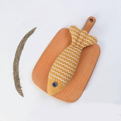 UAMLY Jouet pour chat en forme de poisson