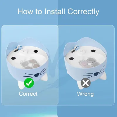 Filtres pour fontaine à eau Compatible avec Catit PIXI