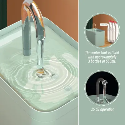 UAMLY Fontaine à eau pour chat