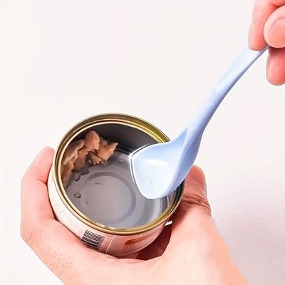 UAMLY Ensemble de couvercles de canettes et de cuillères pour animaux