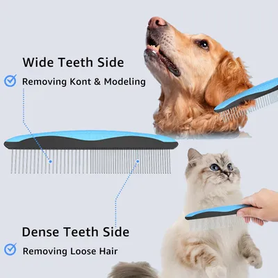 UAMLY Peigne démêlant pour éliminer les poils d'animaux UAMLY Peigne démêlant pour éliminer les poils d'animaux