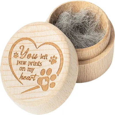 UAMLY Caja de recuerdos para mascotas