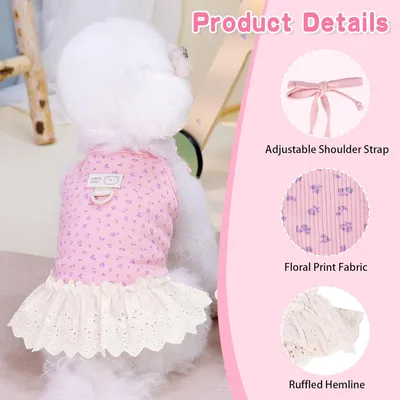 UAMLY Spitzenkleid für Hunde UAMLY Spitzenkleid für Hunde