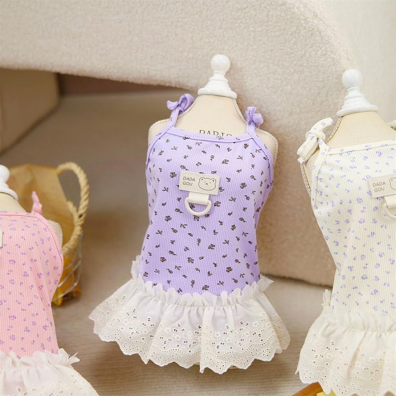 UAMLY Vêtement été robe pour chien