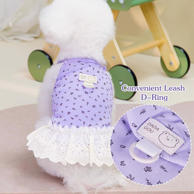 UAMLY Vêtement été robe pour chien