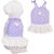 UAMLY Vêtement été robe pour chien
