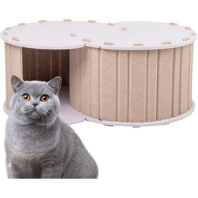 UAMLY Lit pour chat à double trou